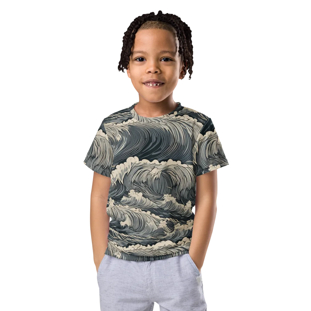 Undertow Sonata on Kids Crew Neck T-Shirt — Front