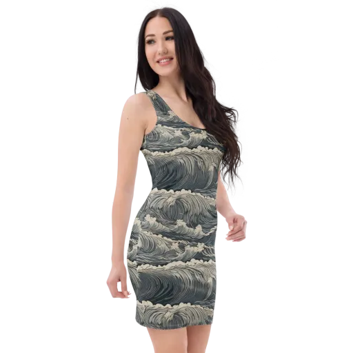 Undertow Sonata on a Bodycon Dress