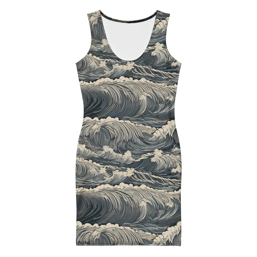Undertow Sonata on Bodycon Dress — Front