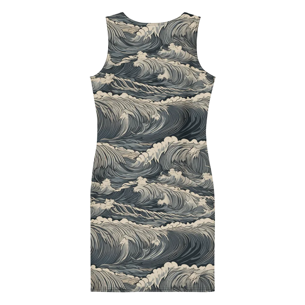 Undertow Sonata on Bodycon Dress — Back