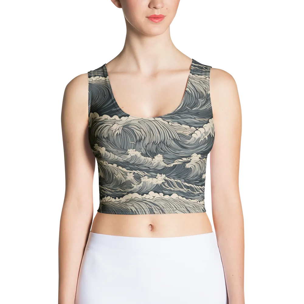 Undertow Sonata on Crop Top — Front