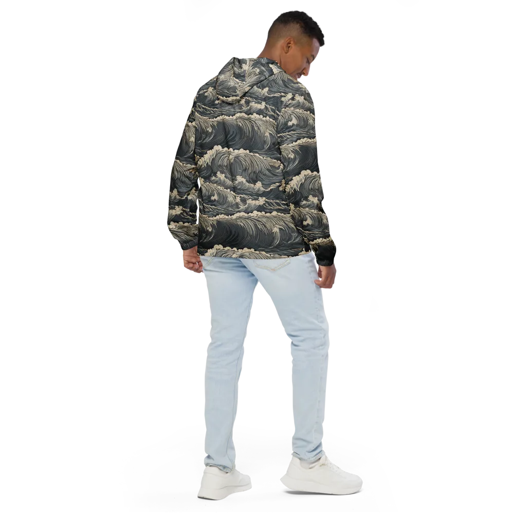 Undertow Sonata on Men's Windbreaker — Back