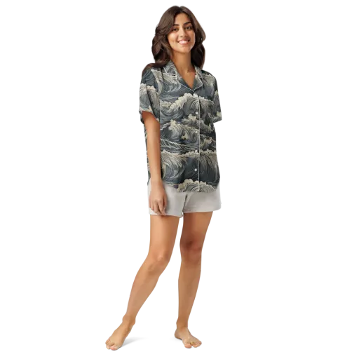 Undertow Sonata on a Women's Short Sleeve Pajama Top