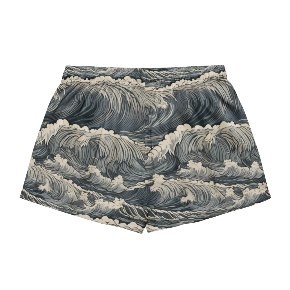 Undertow Sonata on Women's Pajama Shorts — Back