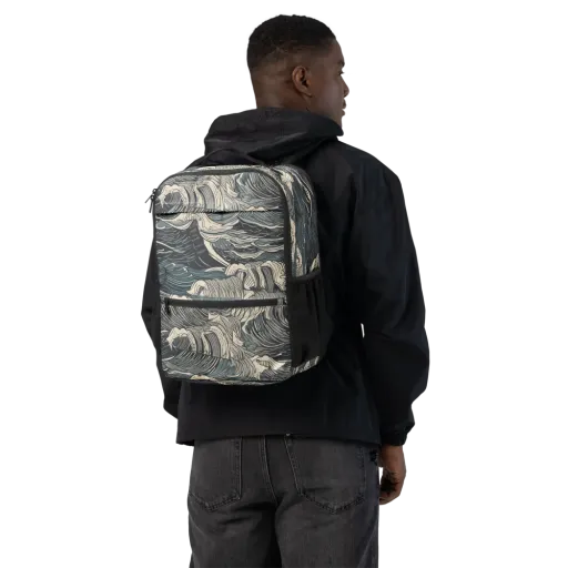 Moonlit Breakers on a Utility Backpack