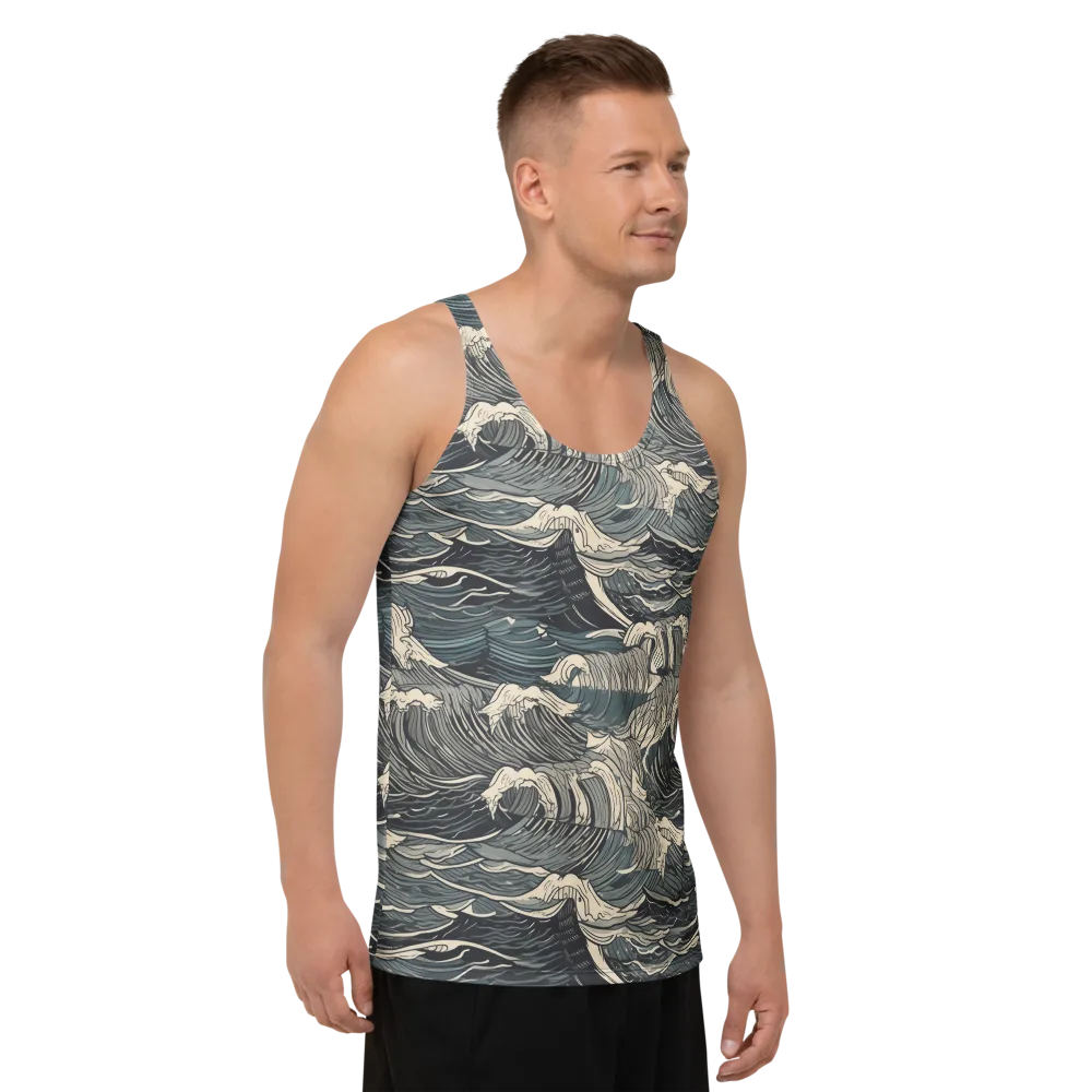 Moonlit Breakers on Men's Tank Top — Right Front