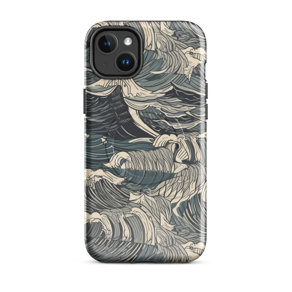 Moonlit Breakers on MagSafe Tough Case for iPhone® — Front