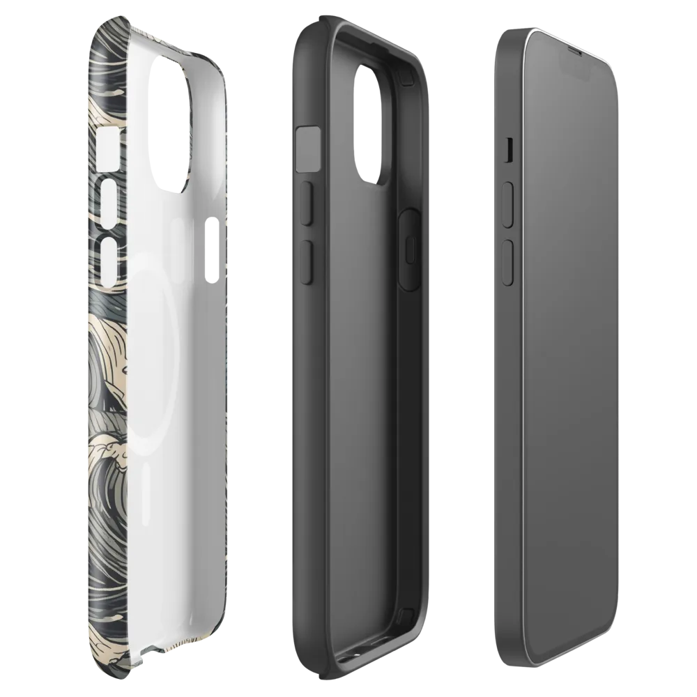 Moonlit Breakers on MagSafe Tough Case for iPhone® — Front