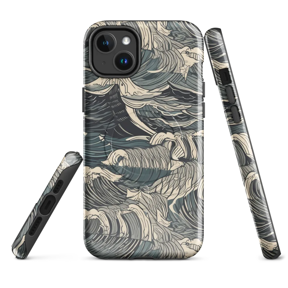 Moonlit Breakers on MagSafe Tough Case for iPhone® — Front