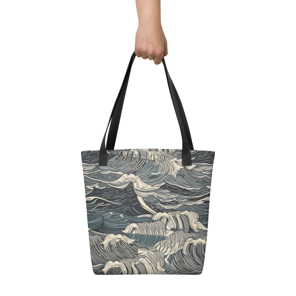 Moonlit Breakers on Tote Bag — Front
