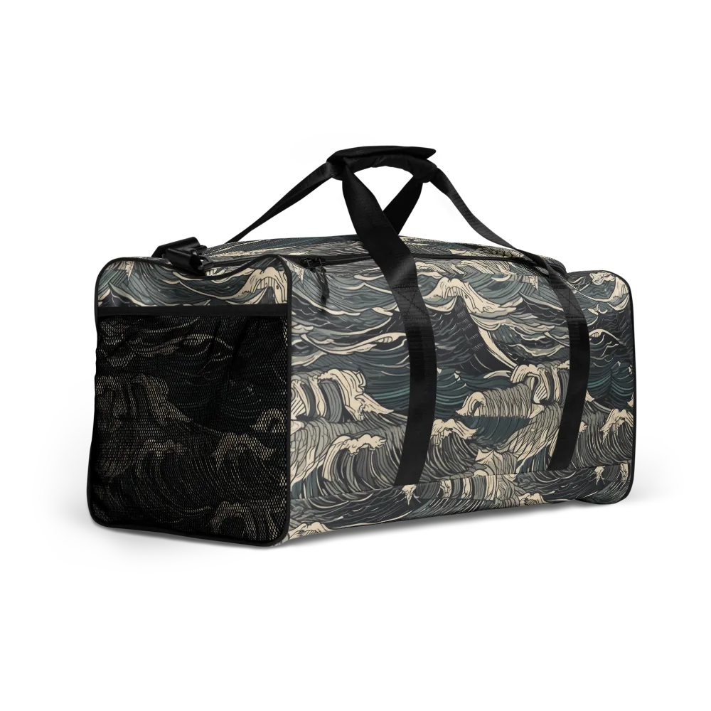 Moonlit Breakers on Duffle Bag — Right Front
