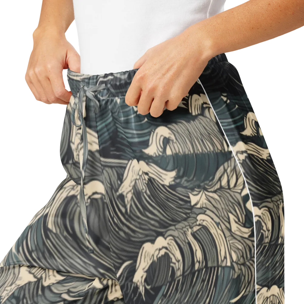 Moonlit Breakers on Women's Pajama Pants — Product details