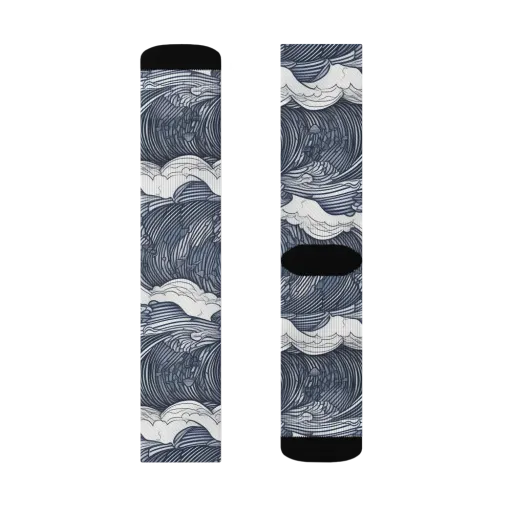 Indigo Swell on a Socks