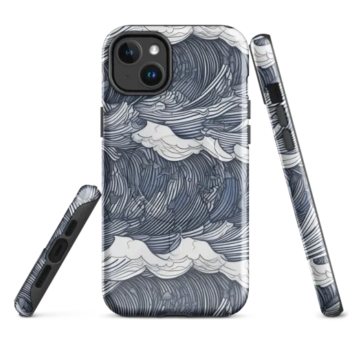 Indigo Swell on a MagSafe Tough Case for iPhone®