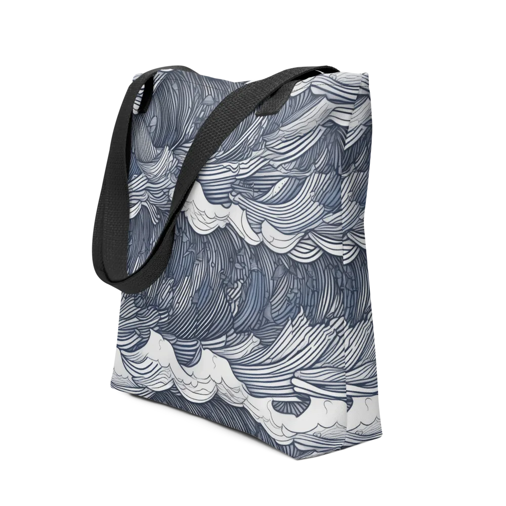 Indigo Swell on Tote Bag — Front