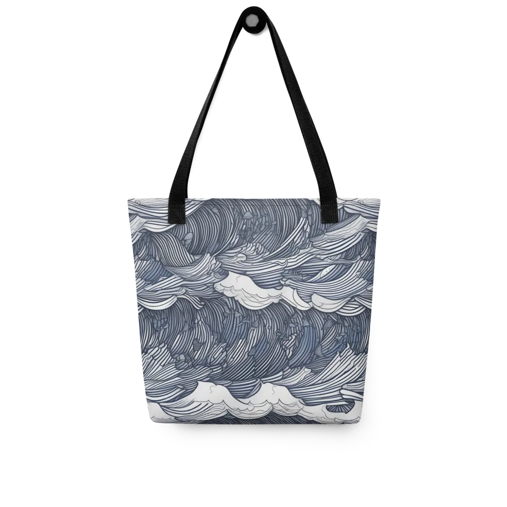 Indigo Swell on Tote Bag — Front