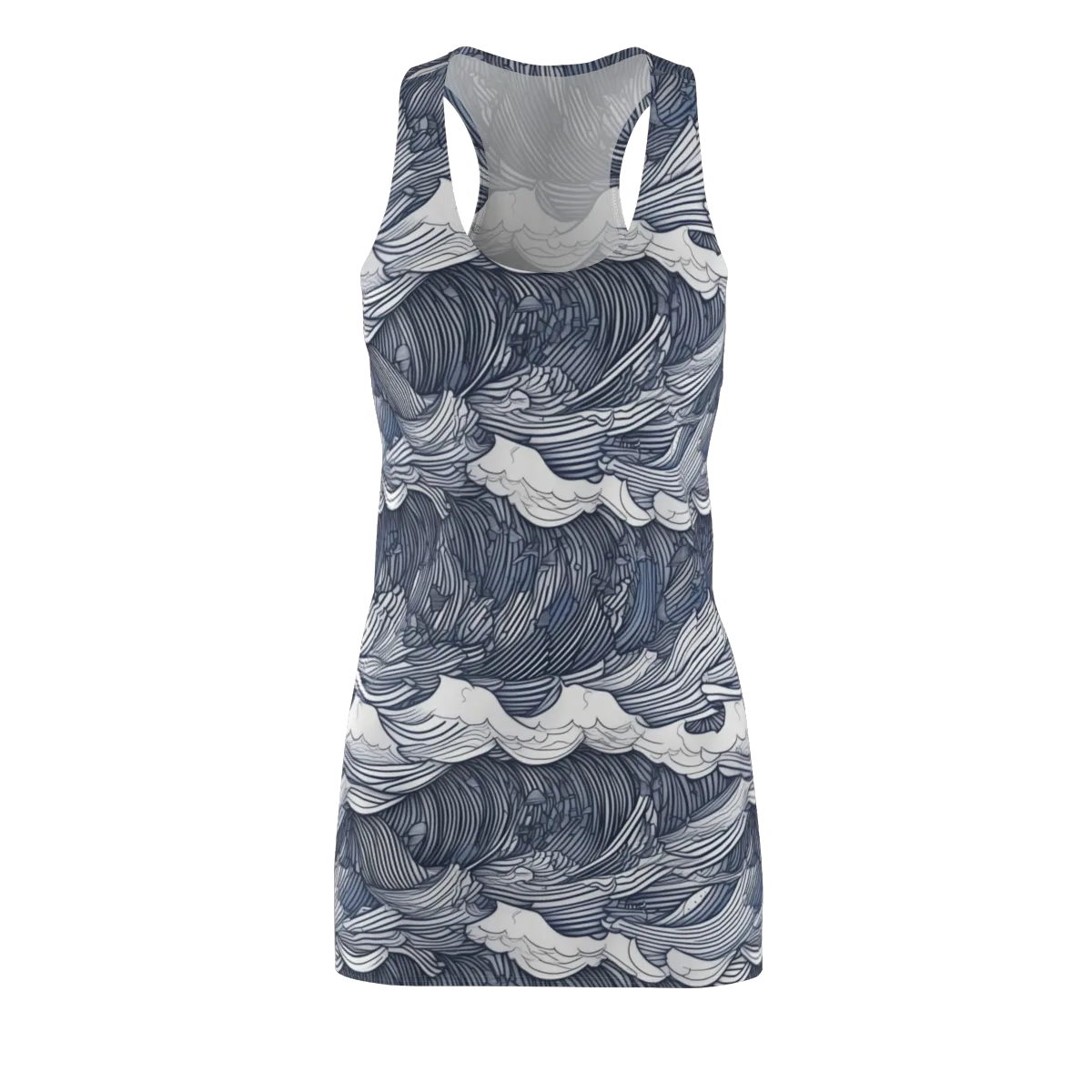 Indigo Swell on Racerback Dress — Front