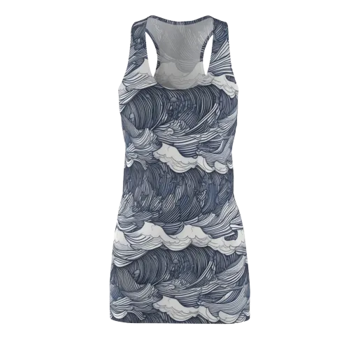 Indigo Swell on a Racerback Dress