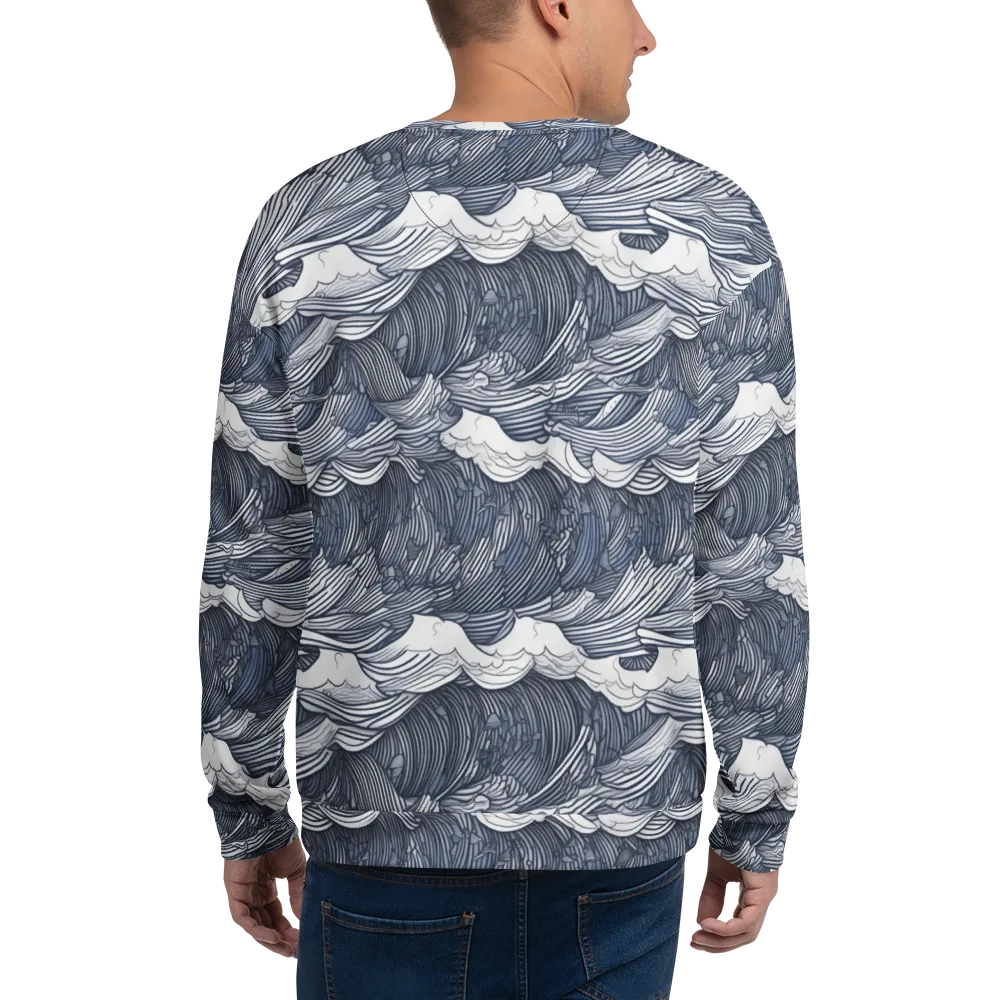 Indigo Swell on Sweatshirt — Back