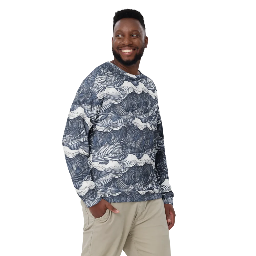Indigo Swell on Sweatshirt — Front
