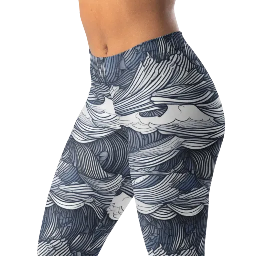 Indigo Swell on a Leggings
