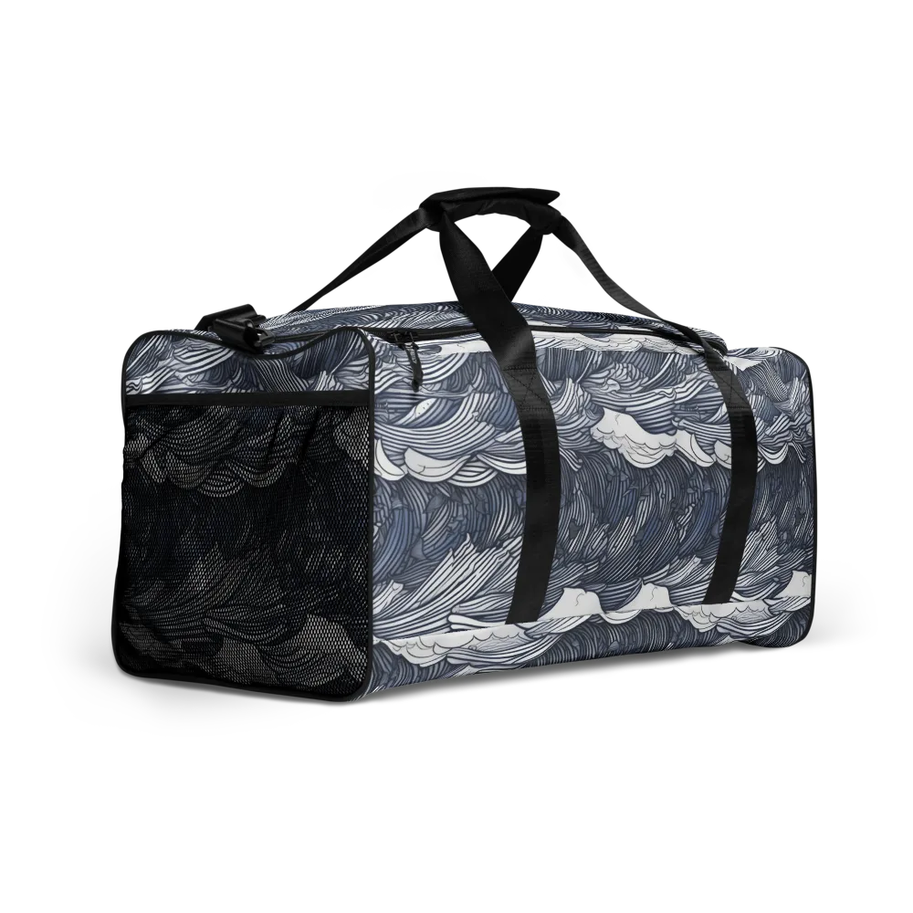 Indigo Swell on Duffle Bag — Right Front