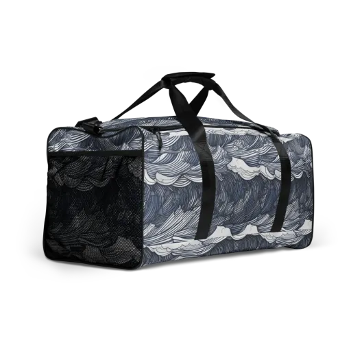 Indigo Swell on a Duffle Bag