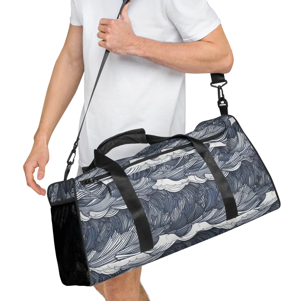 Indigo Swell on Duffle Bag — Right Front