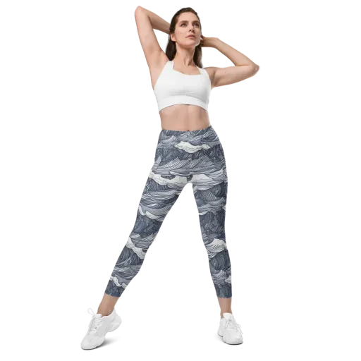 Indigo Swell on a Leggings with Pockets