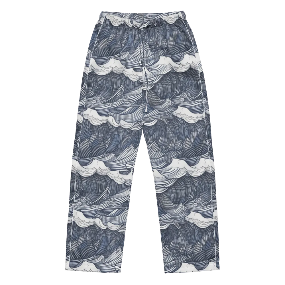 Indigo Swell on Women's Pajama Pants — Front