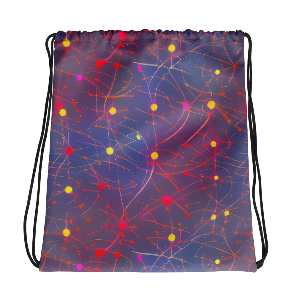 Neon Synapse on Drawstring Bag — Photo