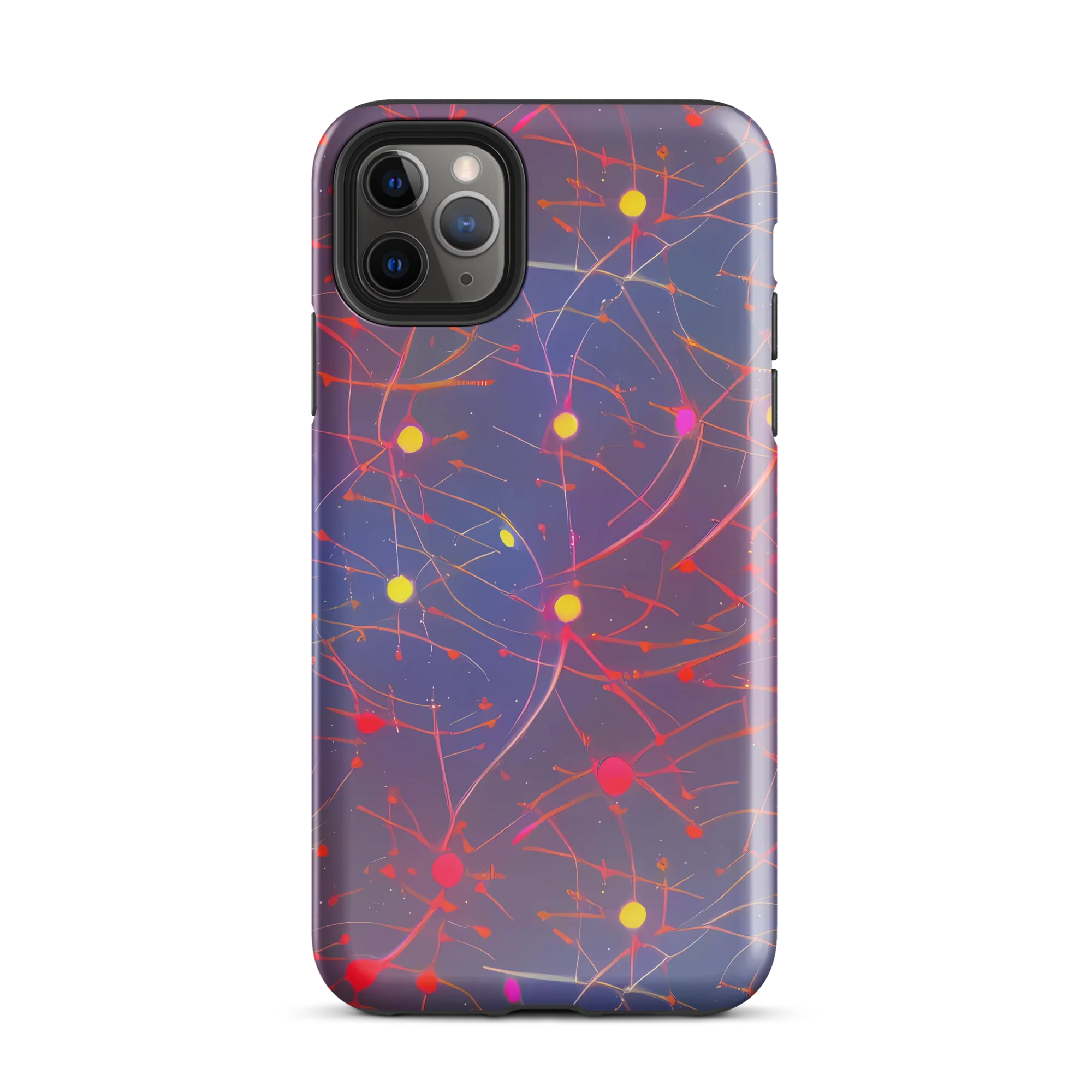 Neon Synapse on Tough Case for iPhone® — Front