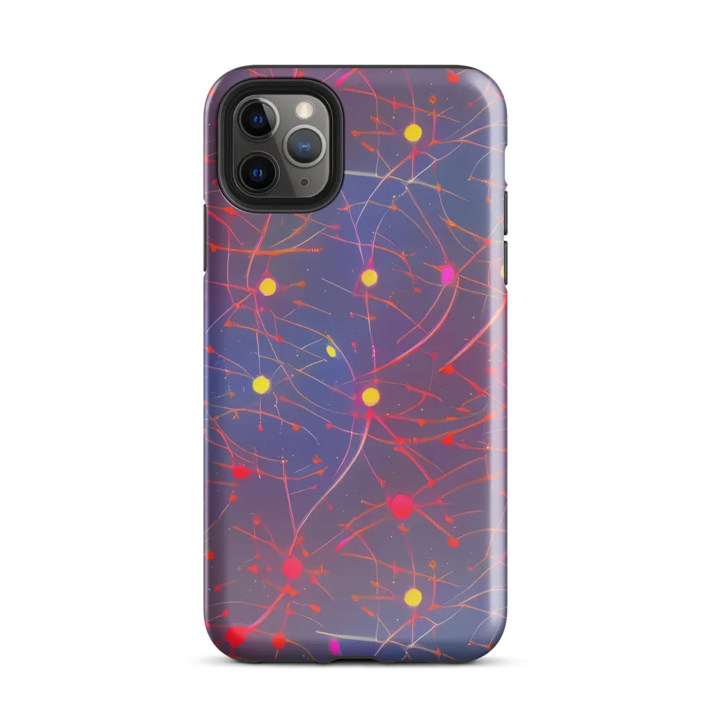 Neon Synapse on Tough Case for iPhone® — Front