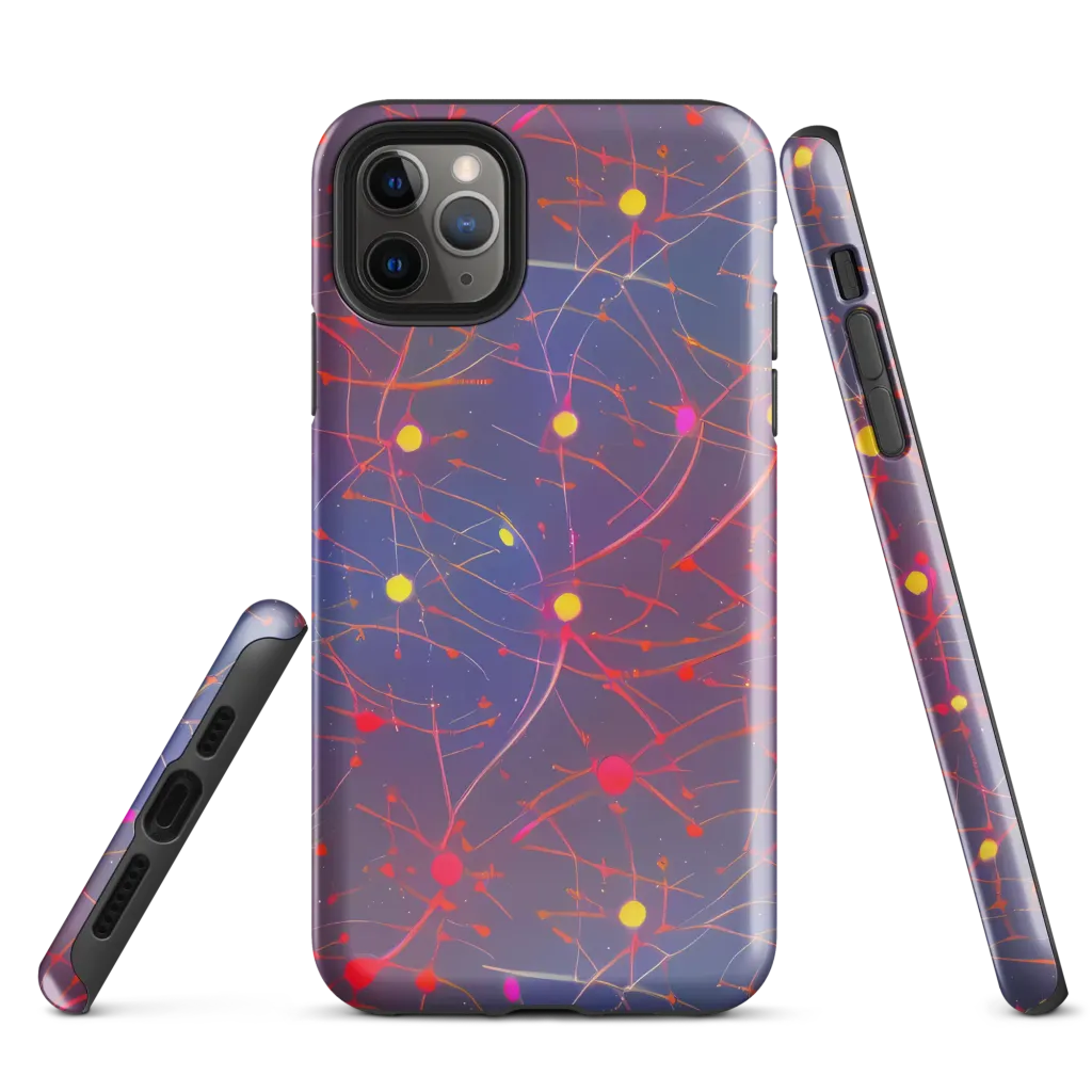 Neon Synapse on Tough Case for iPhone® — Front