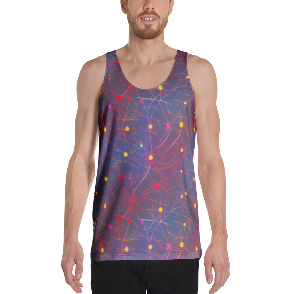 Neon Synapse on Men's Tank Top — Front