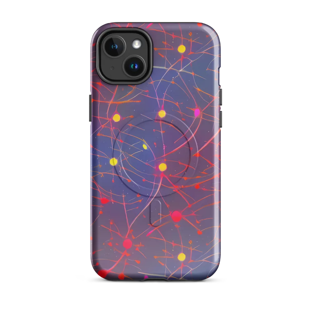 Neon Synapse on MagSafe Tough Case for iPhone® — Front