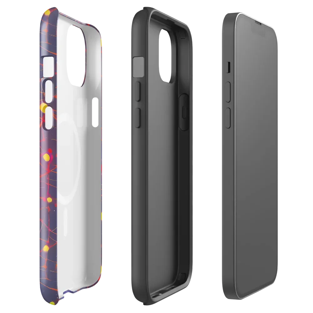 Neon Synapse on MagSafe Tough Case for iPhone® — Front