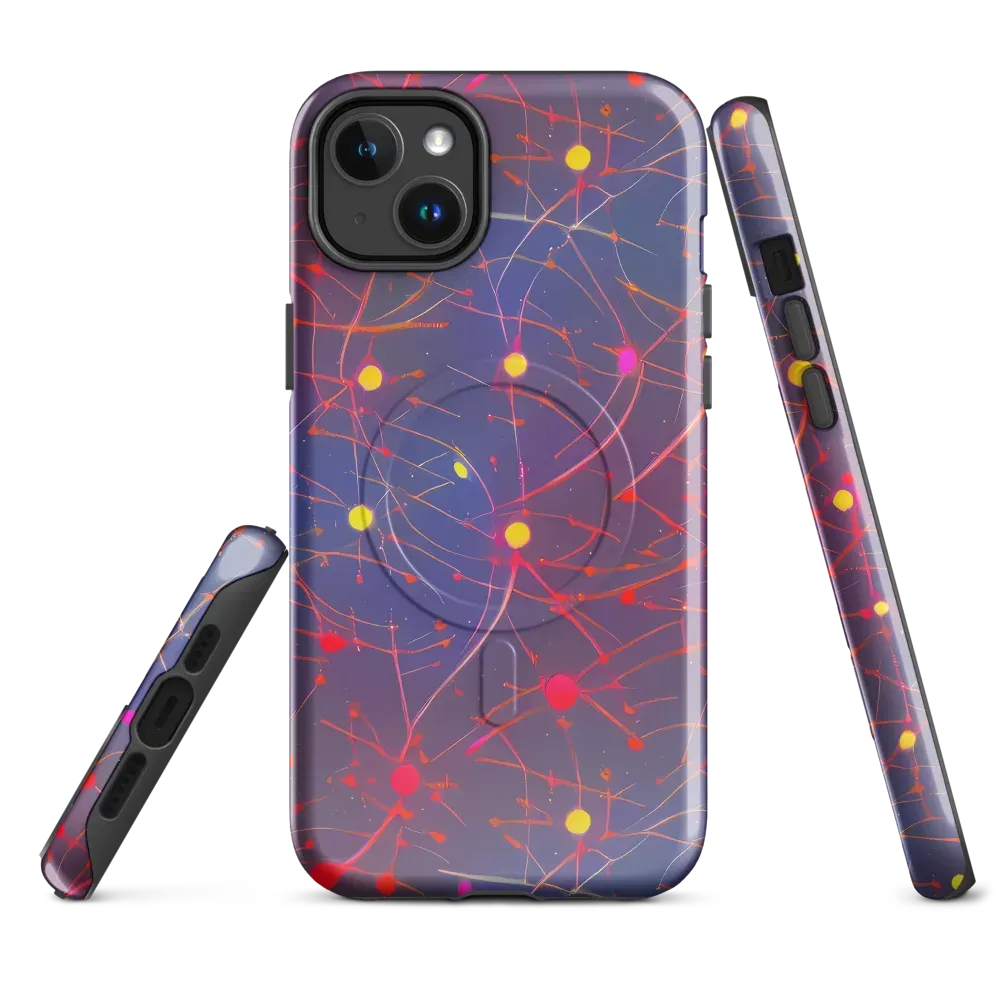 Neon Synapse on MagSafe Tough Case for iPhone® — Front