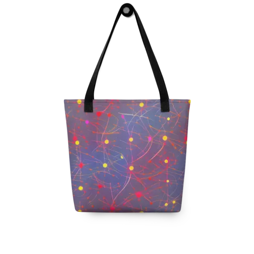 Neon Synapse on a Tote Bag