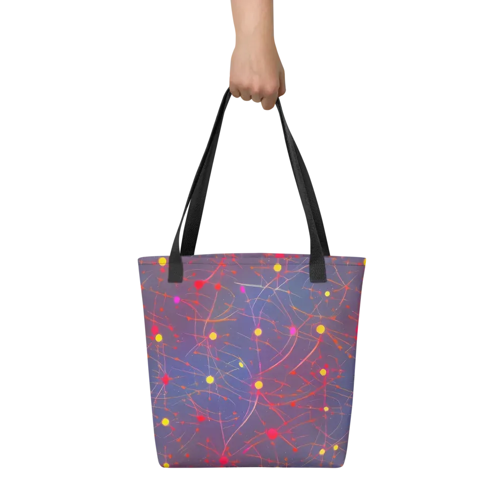 Neon Synapse on Tote Bag — Front