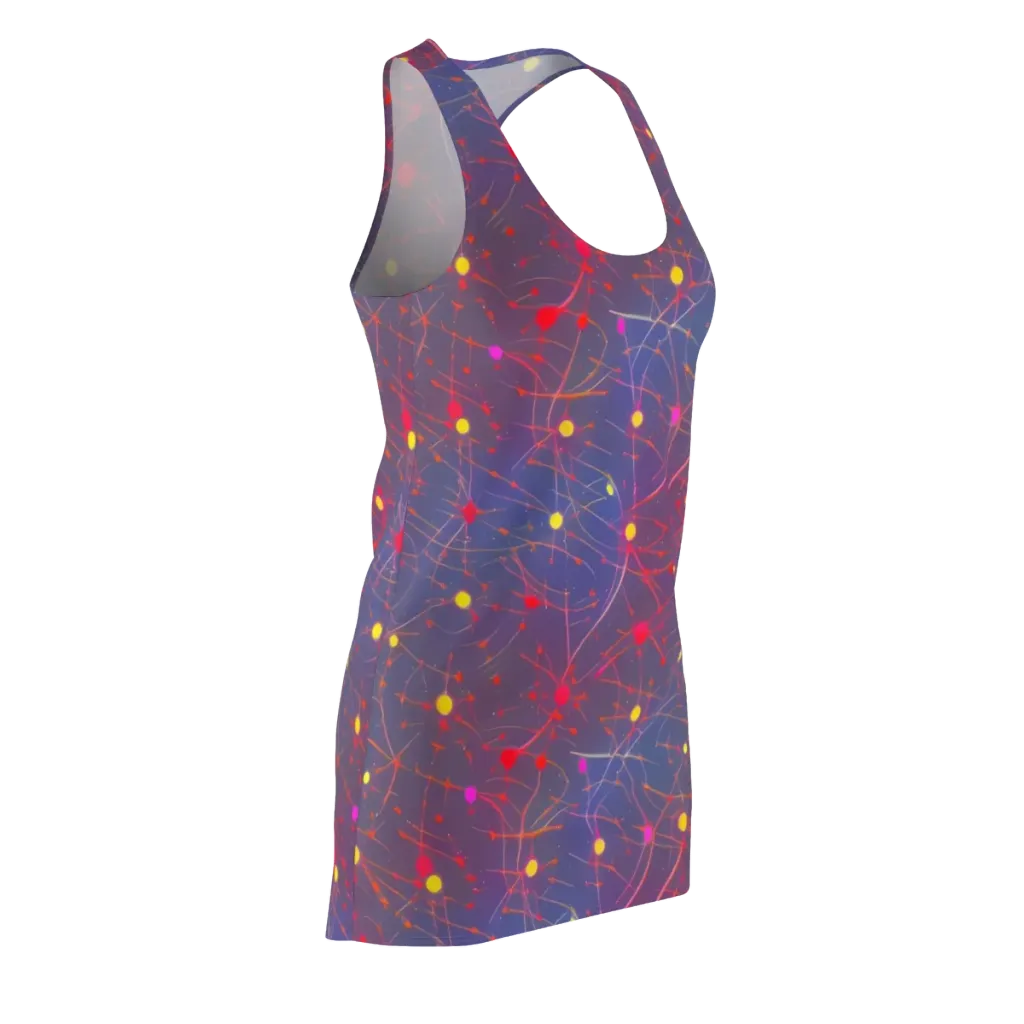 Neon Synapse on Racerback Dress — Front Side