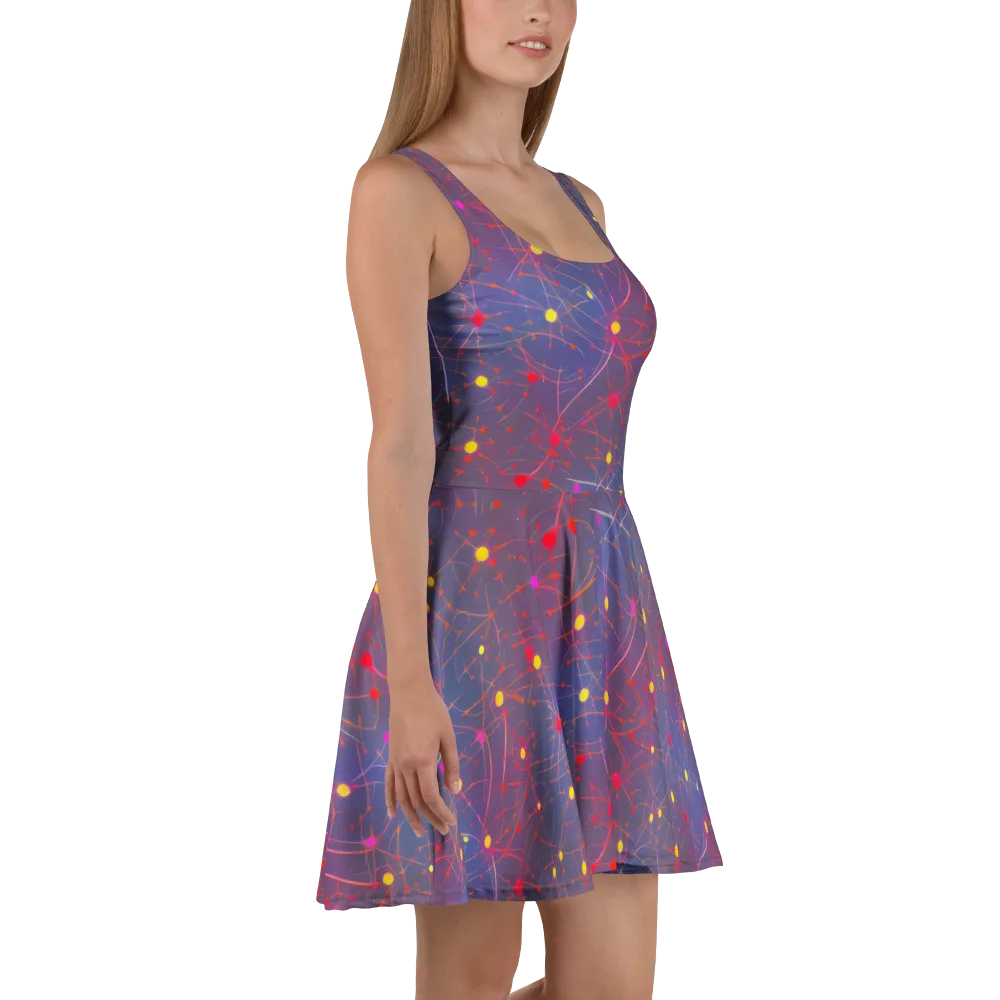 Neon Synapse on Skater Dress — Right