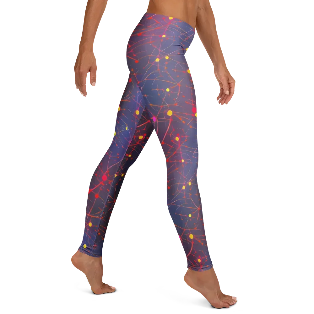 Neon Synapse on Leggings — Right