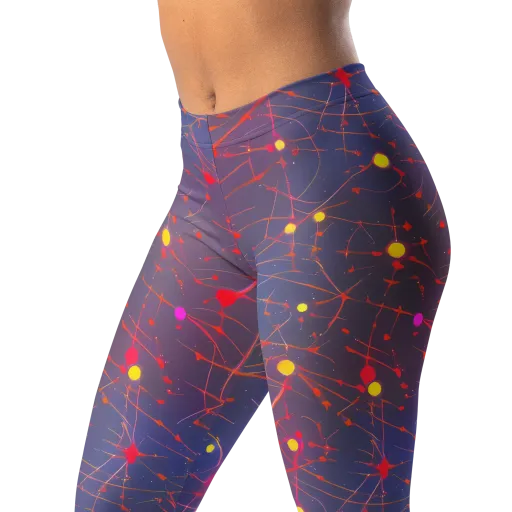 Neon Synapse on a Leggings