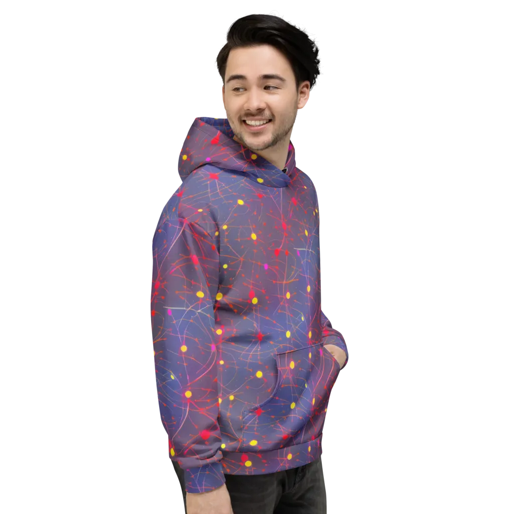 Neon Synapse on Hoodie — Right