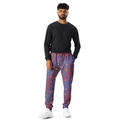 Neon Synapse on a Men's Joggers