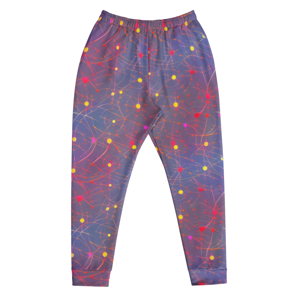 Neon Synapse on Men's Joggers — Front