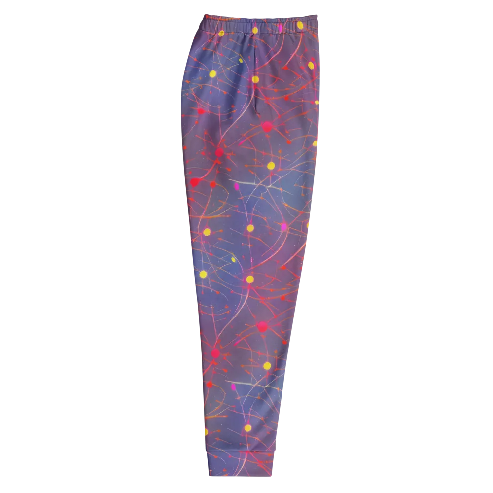 Neon Synapse on Men's Joggers — Right