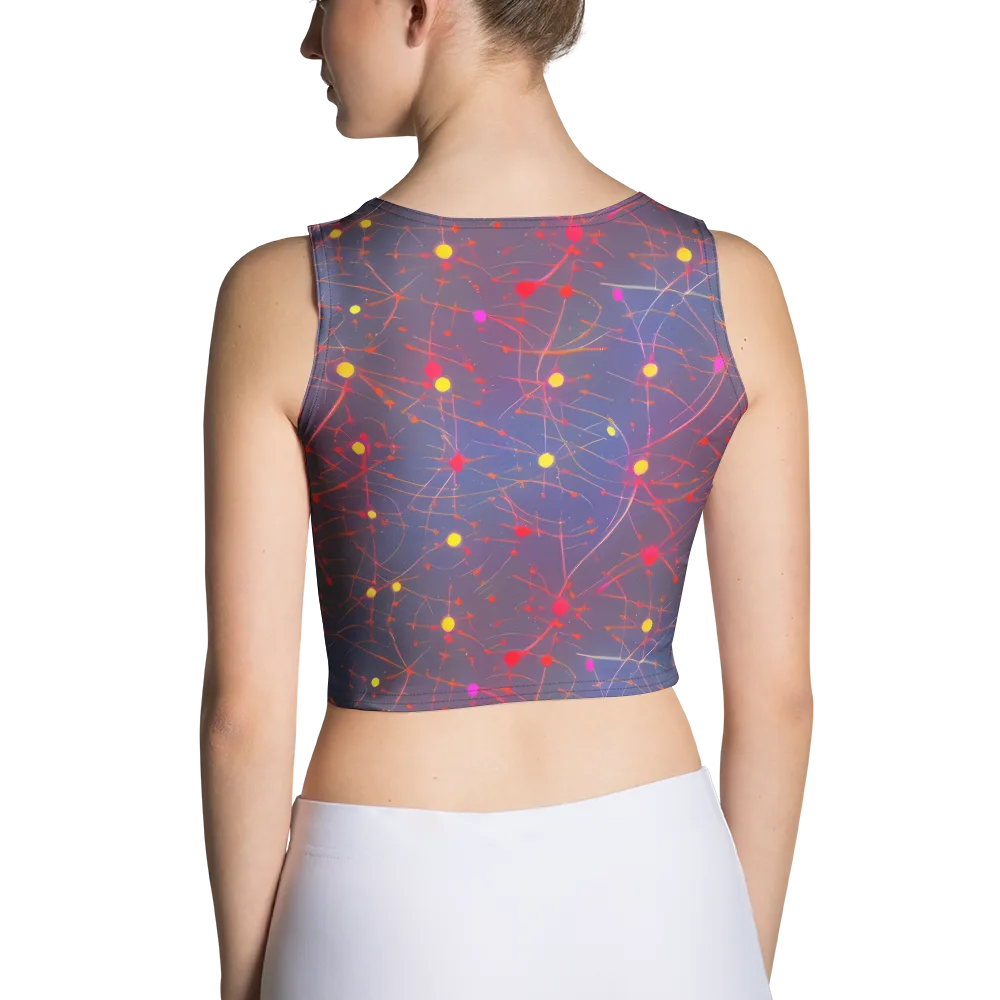 Neon Synapse on Crop Top — Back