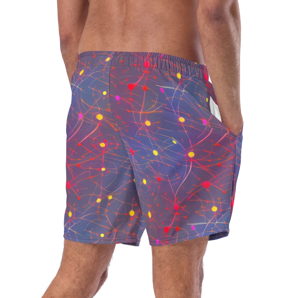 Neon Synapse on Swim Trunks — Right Back